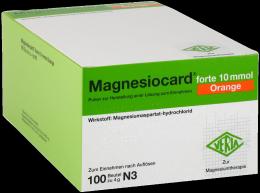 Ein aktuelles Angebot für Magnesiocard forte 10 mmol Orange 100 St Pulver zur Herstellung einer Lösung zum Einnehmen Mineralstoffe - jetzt kaufen, Marke Verla-Pharm Arzneimittel GmbH & Co. KG.