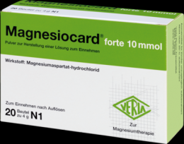 MAGNESIOCARD forte 10 mmol Plv.z.Her.e.Lsg.z.Einn. 20 St