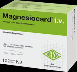 MAGNESIOCARD i.v. Injektionslsung 10X10 ml