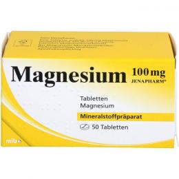 MAGNESIUM 100 mg Jenapharm Tabletten 50 St.