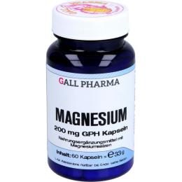 MAGNESIUM 200 mg GPH Kapseln 60 St. (43 g)