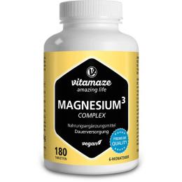 MAGNESIUM 350 mg Komplex Citrat/Oxid/Carbon.vegan 180 St. (198 g)