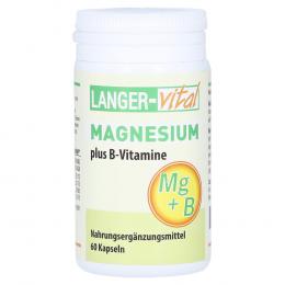 Ein aktuelles Angebot für MAGNESIUM 375 mg+B-Vitamine Kapseln 60 St Kapseln Multivitamine & Mineralstoffe - jetzt kaufen, Marke Langer vital GmbH.