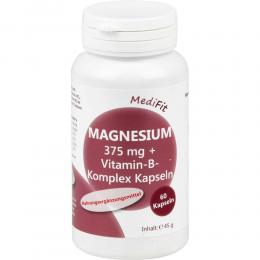 MAGNESIUM 375 mg+Vitamin B Komplex Kapseln 60 St Kapseln