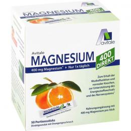 MAGNESIUM 400 direkt Orange Portionssticks 105 g