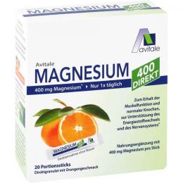 MAGNESIUM 400 direkt Orange Portionssticks 42 g
