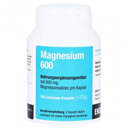 Ein aktuelles Angebot für Magnesium 600 Kapseln 100 St Kapseln Mineralstoffe - jetzt kaufen, Marke ENDIMA Vertriebsgesellschaft mbH.