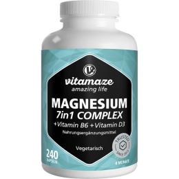 MAGNESIUM 7IN1 Komplex+B6+D3 Kapseln 240 St.