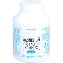 MAGNESIUM 8fach Komplex 400 mg Kapseln 180 St. (125 g)