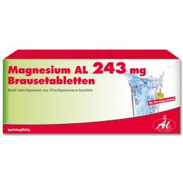 Ein aktuelles Angebot für Magnesium AL 243mg Brausetabletten 60 St Brausetabletten Mineralstoffe - jetzt kaufen, Marke ALIUD Pharma GmbH.