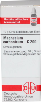 MAGNESIUM CARBONICUM C 200 Globuli 10 g