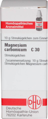 MAGNESIUM CARBONICUM C 30 Globuli 10 g