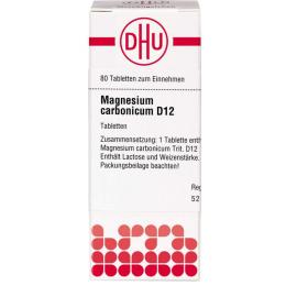 MAGNESIUM CARBONICUM D 12 Tabletten 80 St.