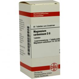 MAGNESIUM CARBONICUM D 8 Tabletten 80 St Tabletten