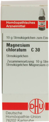 MAGNESIUM CHLORATUM C 30 Globuli 10 g
