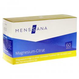 Ein aktuelles Angebot für Magnesium-Citrat MensSana Kapseln 60 St Kapseln Mineralstoffe - jetzt kaufen, Marke MensSana AG.
