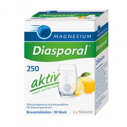 Magnesium Diasporal 250 Aktiv Brausetabletten 20 St Brausetabletten