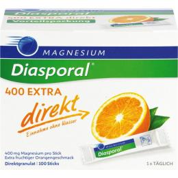 MAGNESIUM DIASPORAL 400 Extra direkt Granulat 100 St. (220 g)