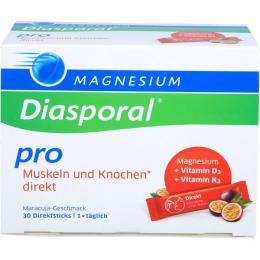 MAGNESIUM DIASPORAL pro+D3+K2 Musk.+Knochen direkt 30 St. (59 g)