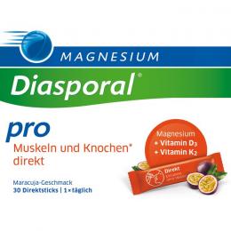 MAGNESIUM DIASPORAL pro D3+K2 Muskeln+Knochen dir. 30 St.