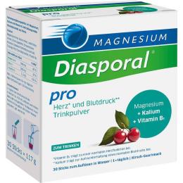 MAGNESIUM DIASPORAL pro Herz und Blutdruck Pulver 30 St. (117 g)