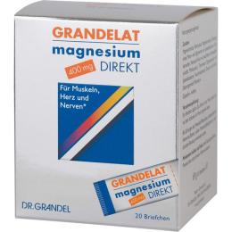 MAGNESIUM DIREKT 400 mg Grandelat Pulver 20 St. (69 g)