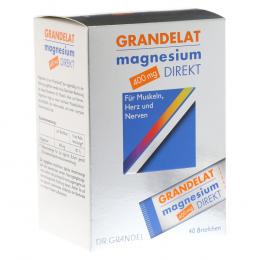 MAGNESIUM DIREKT 400 mg Grandelat Pulver 40 St Pulver