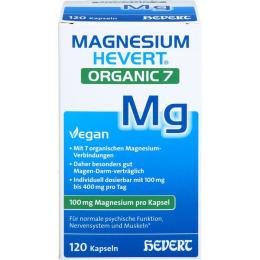 MAGNESIUM HEVERT Organic 7 Kapseln 120 St. (97 g)