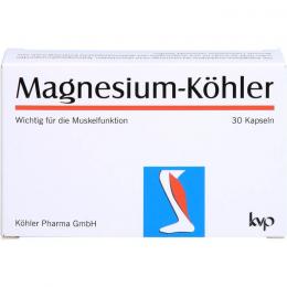 MAGNESIUM KÖHLER Kapseln 30 St.