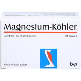 MAGNESIUM KÖHLER Kapseln 60 St. (60 g)