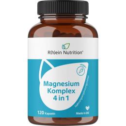 MAGNESIUM KOMPLEX 4in1 hochdosiert vegan Kapseln 120 St. (119,9 g)
