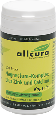 MAGNESIUM KOMPLEX m.Zink+Calcium Kapseln 44.3 g