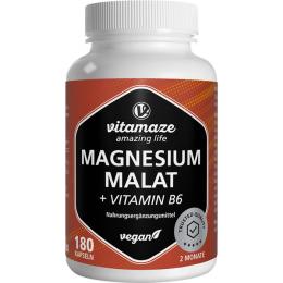 MAGNESIUM-MALAT 1800 mg+Vitamin B6 Kapseln 180 St. (118,7 g)