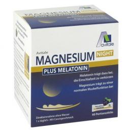 MAGNESIUM NIGHT plus 1 mg Melatonin Direktsticks 60 St. (126 g)