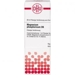 MAGNESIUM PHOSPHORICUM D 6 Dilution 20 ml