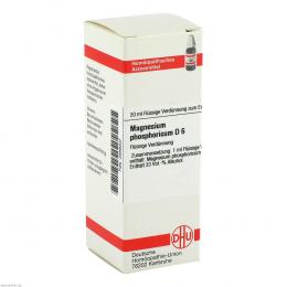 MAGNESIUM PHOSPHORICUM D 6 Dilution 20 ml Dilution