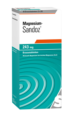 MAGNESIUM SANDOZ 243 mg Brausetabletten 40 St