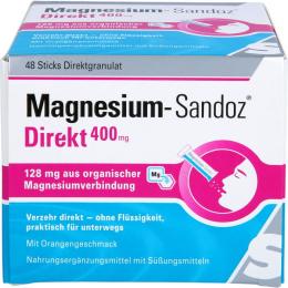 MAGNESIUM SANDOZ Direkt 400 mg Sticks 48 St. (115,2 g)