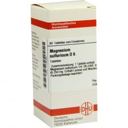 MAGNESIUM SULFURICUM D 6 Tabletten 80 St Tabletten