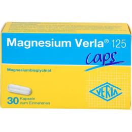 MAGNESIUM VERLA 125 Caps 30 St.