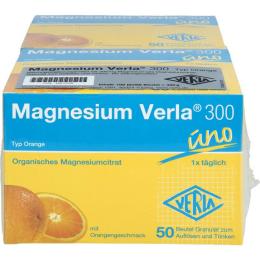 MAGNESIUM VERLA 300 Orange Granulat 100 St.