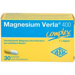 MAGNESIUM VERLA 400 Kapseln 30 St. (32 g)