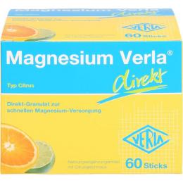 MAGNESIUM VERLA direkt Citrus Granulat 60 St.