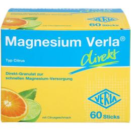 MAGNESIUM VERLA direkt Citrus Granulat 60 St. (99 g)