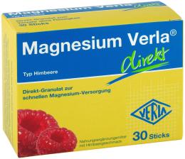 Magnesium Verla direkt Himbeere 30 St Granulat