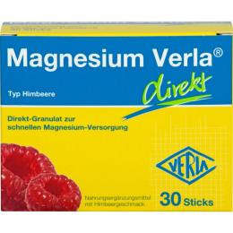 MAGNESIUM VERLA direkt Himbeere Granulat 30 St. (49 g)