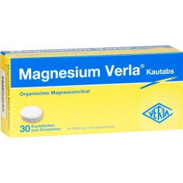 MAGNESIUM VERLA Kautabs 30 St. (72 g)
