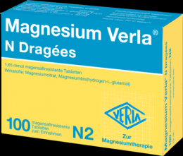 MAGNESIUM VERLA N Dragees 100 St