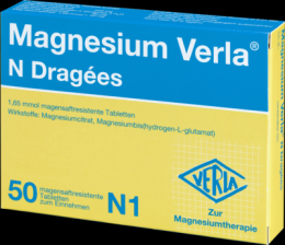 MAGNESIUM VERLA N Dragees 50 St