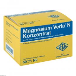 Magnesium Verla N Konzentrat 50 St Pulver zur Herstellung einer Lösung zum Einnehmen